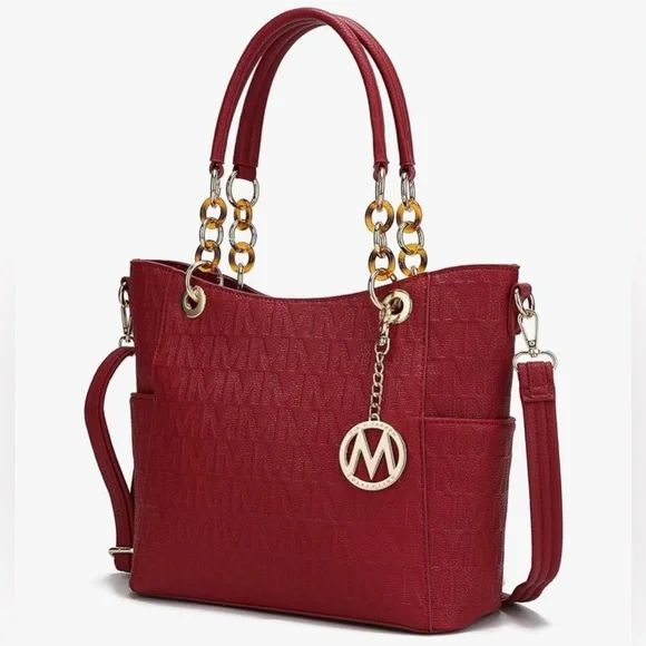Elegant Red Handbag - Picture 1 of 5